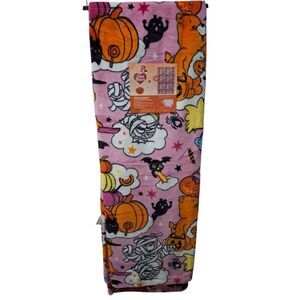 Care Bears Halloween Pink Throw Blanket 60"x90" Twin Size Super Soft